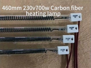 230v 700w 460mm Clear Tube Quartz Infrared Carbon Heating Lamp
