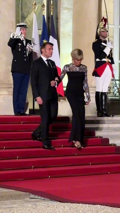 GALA VIDÉO - Les Macron, Philippe et Mathilde de Belgique, Stéphane Bern, Tatiana Silva au dîner d’État donné en l’honneur du roi des Belges