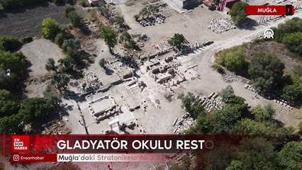 Muğla'daki Stratonikeia'da 2.200 yıllık gladyatör okulu restore ediliyor