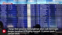 PPN Naik 12 Persen Tahun Depan, Kemenhub: Kemungkinan Tiket Pesawat Juga Naik