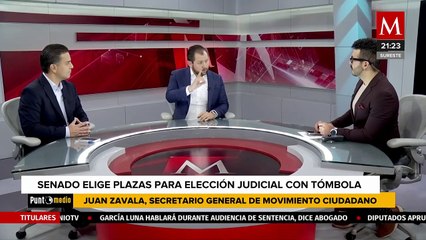 Senado elige plazas para elección judicial con tómbola | Punto Medio