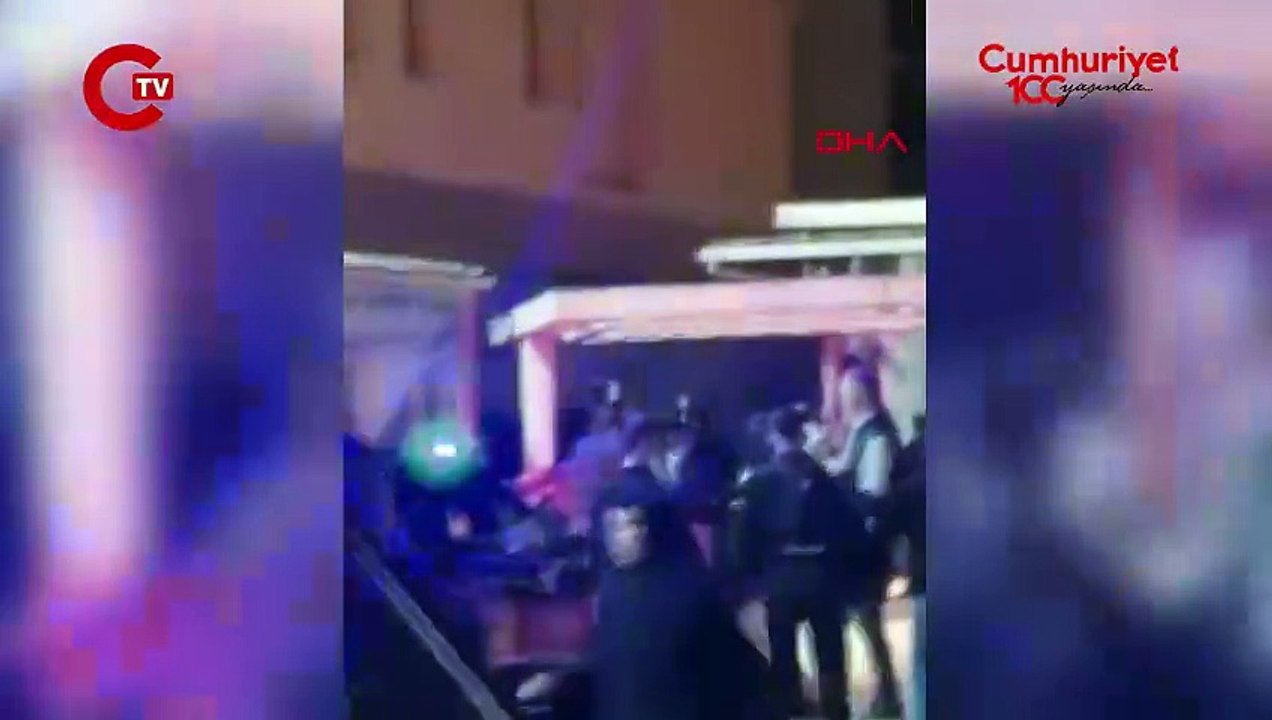 Hastane bahçesinde dehşet saçtı!