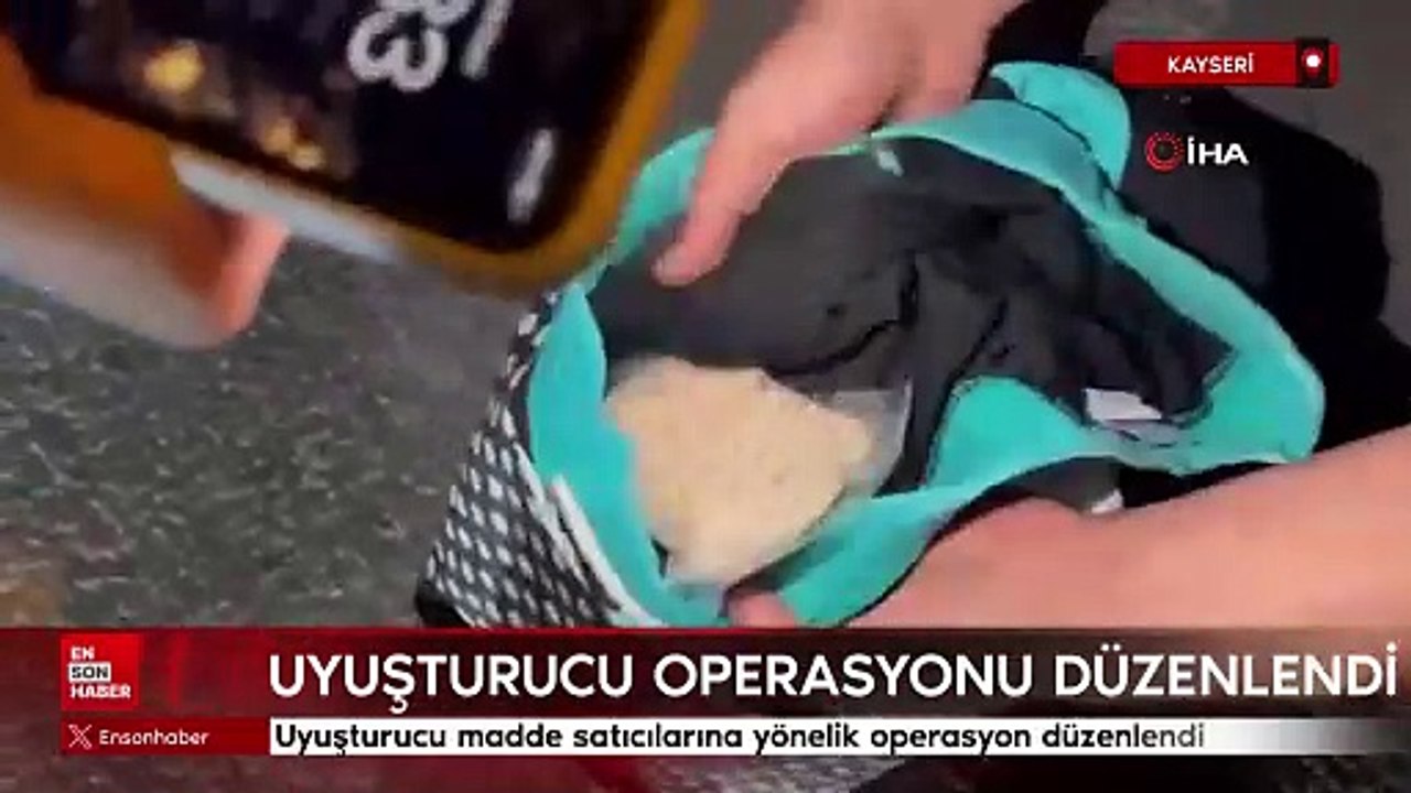 Kayseri'de torbacı operasyonu: 5 gözaltı