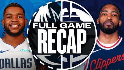 Clippers Secure Win Over Mavericks, 110-96 🏀
