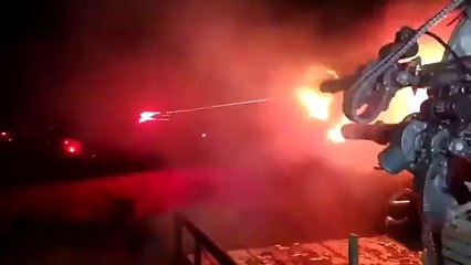 USA civilian owned quad miniguns…… 24,000 were rounds fired per minute