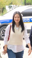 뉴진스 하니, 밝은 미소로 국감장 등장! 팬들에게 따뜻한 인사 💬