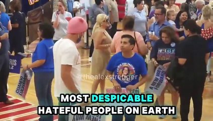 Alex Strenger pretended to be a Kamala supporter .