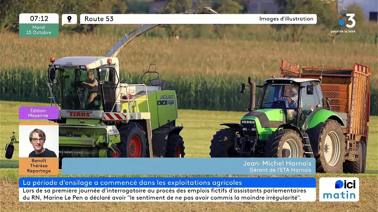 15/10/2024 - ICI Matin France Bleu Mayenne en vidéo