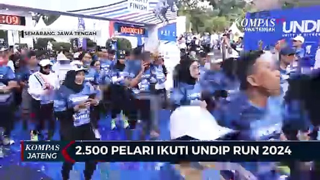 2.500 Pelari Ikuti Undip Run 2024 - Video Dailymotion