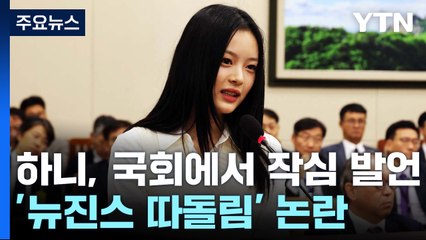 하니 "하이브, 우리 싫어한다 확신"...국회에서 작심 발언 / YTN