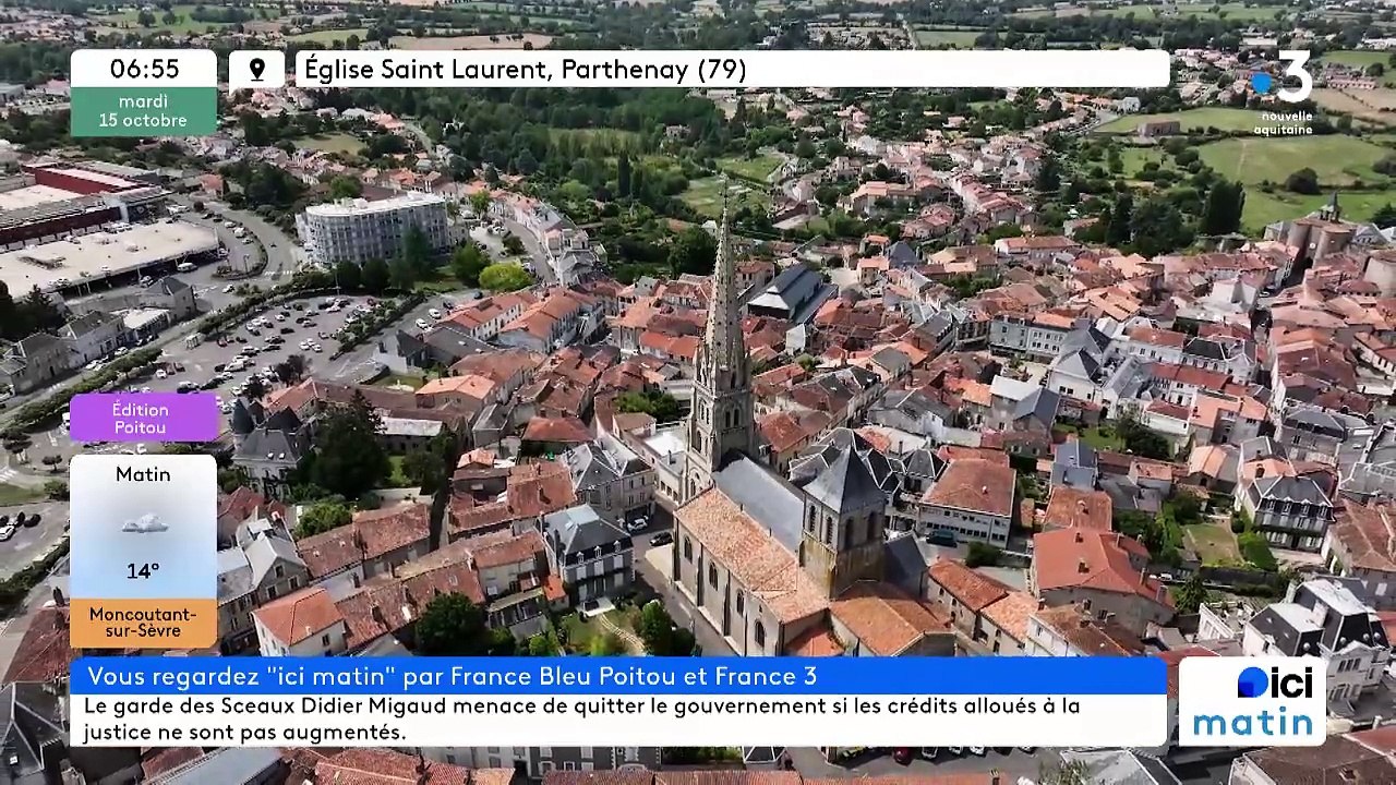 15/10/2024 - ICI Matin France Bleu Poitou en vidéo