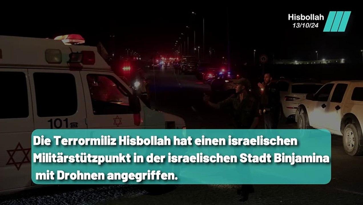 Hisbollah greift israelischen Militärstützpunkt in Binjamina an