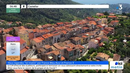 15/10/2024 - ICI Matin France Bleu Azur en vidéo