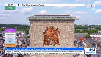 15/10/2024 - ICI Matin France Bleu Touraine