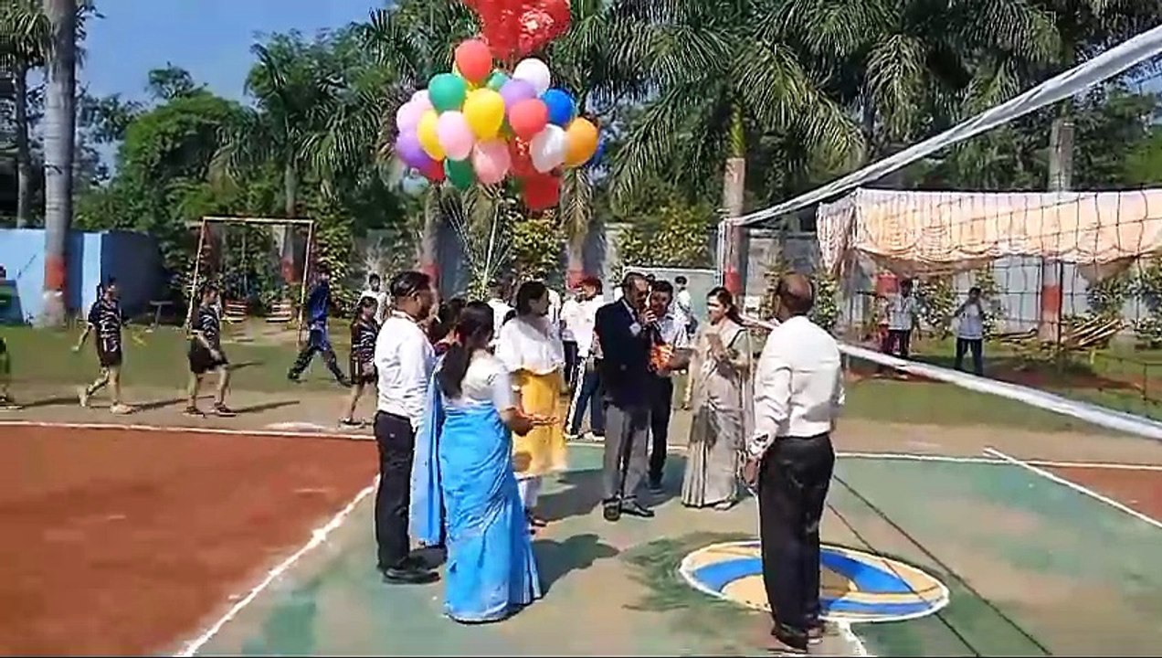 RP Public School में Volleyball प्रतियोगिता का...
