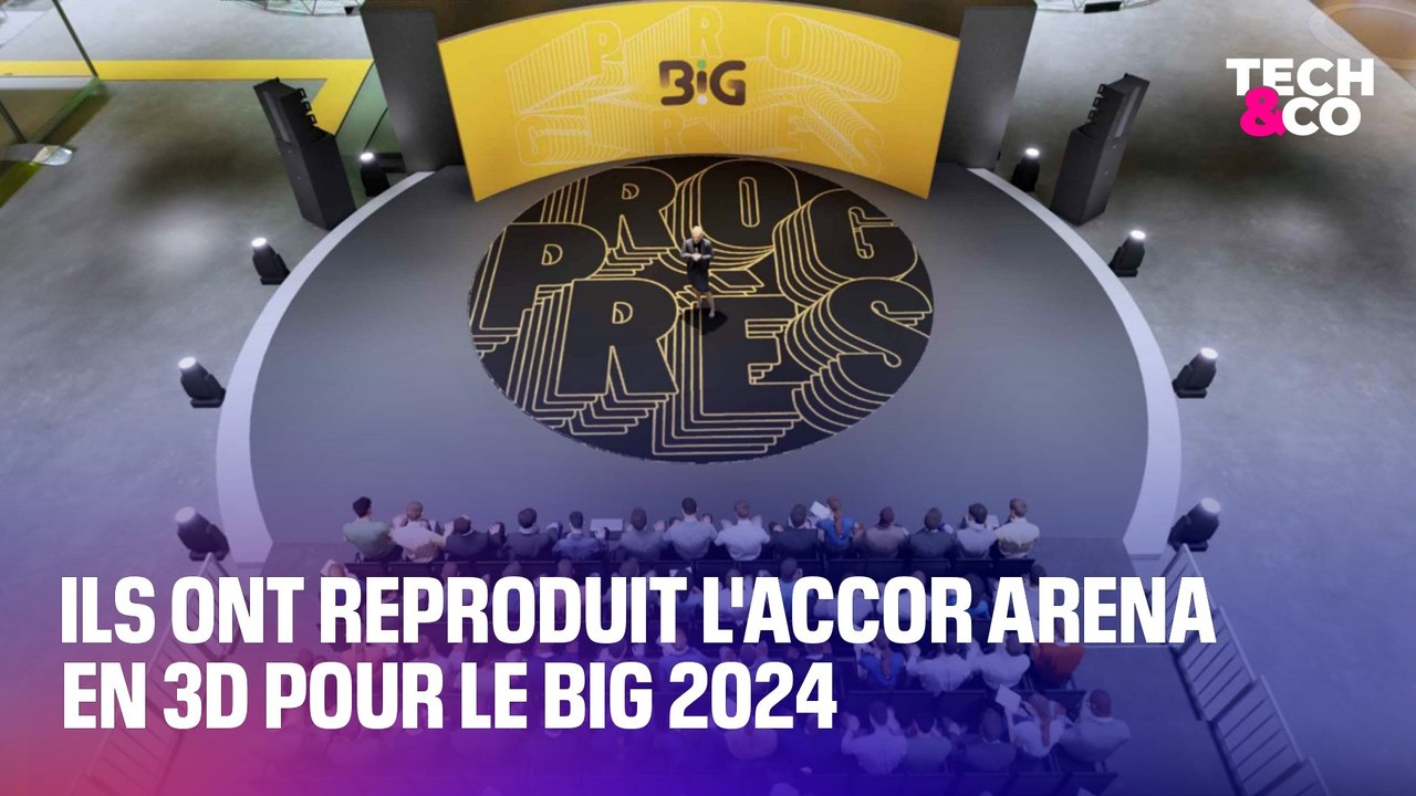 Ils ont reproduit l'Accor Arena en 3D pour le BIG 2024