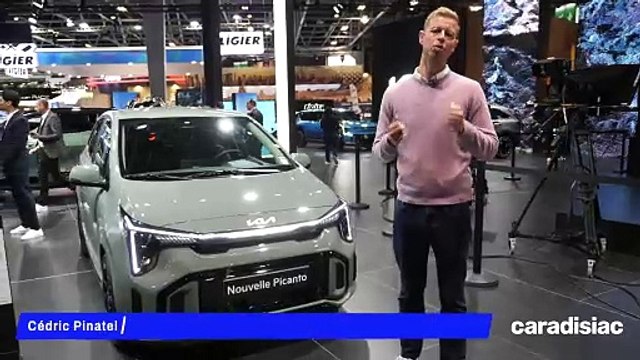 La Kia Picanto restylée est entourée de SUV électriques au Mondial de l'auto de Paris 2024