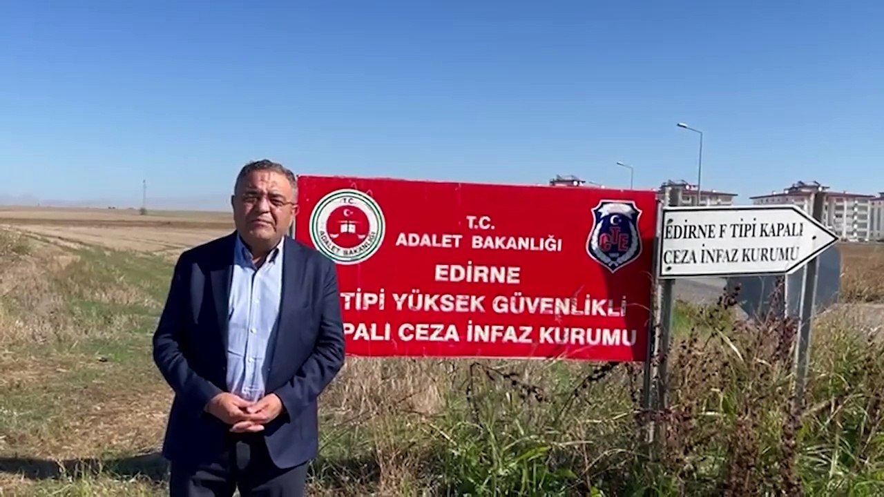Sezgin Tanrıkulu, Edirne F  Tipi Cezaevi'nde Demirtaş ve Mızraklı’yı ziyaret etti