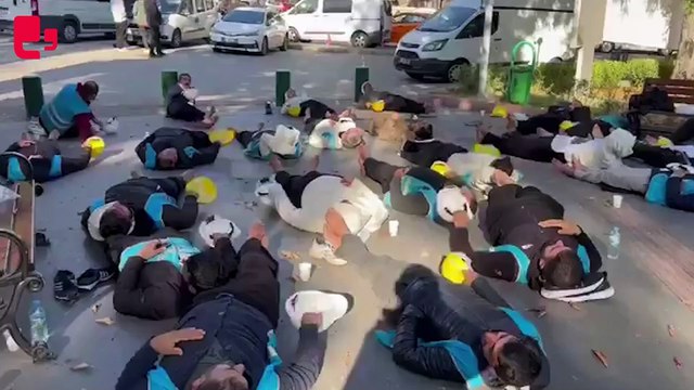 Fernas işçileri açlık grevinde: Çıplak ayak, tek kelime etmeden, hiçbir şey yemeden direniyorlar