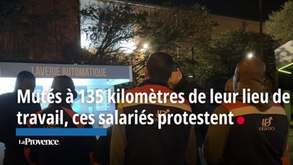 Mutés à 135 kilomètres de leur lieu de travail, ces salariés se mettent en grève