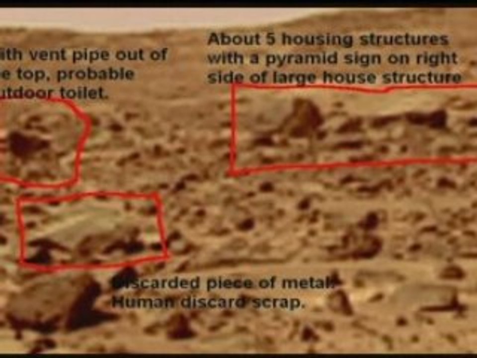 Mars Proof - 4 Mars homes located in NASA/JPL images