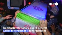 Funeral service held for Iranian general killed with Hezbollah chief