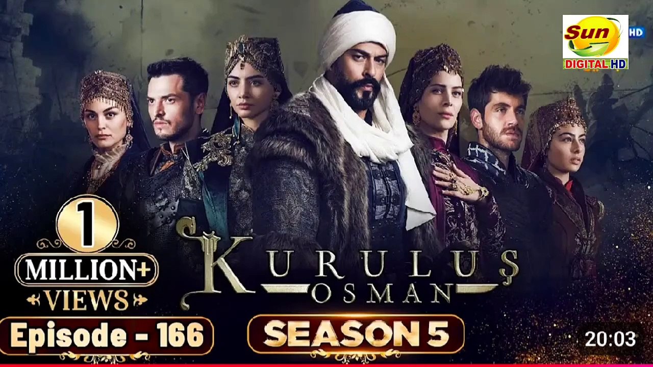 Kurulus Osman Season 05 Episode 166 - Urdu Dubbed | Sun Digital HD Channel