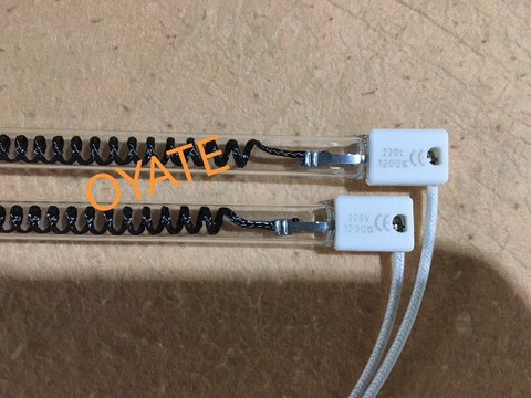 600mm 220v 1000w carbon fiber heat lamps 1500w carbon infrared heating tube