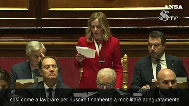 Meloni: L'Ue verifichi possibili strumenti di debito comune