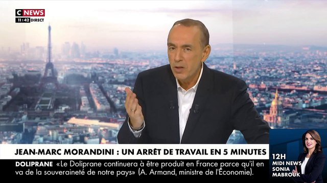 Jean-Marc Morandini se fait faire un arrêt maladie bidon de 7 jours sur Internet ce matin dans Morandini Live en 3 minutes et pour 19 euros: Regardez cette séquence incroyable - VIDEO