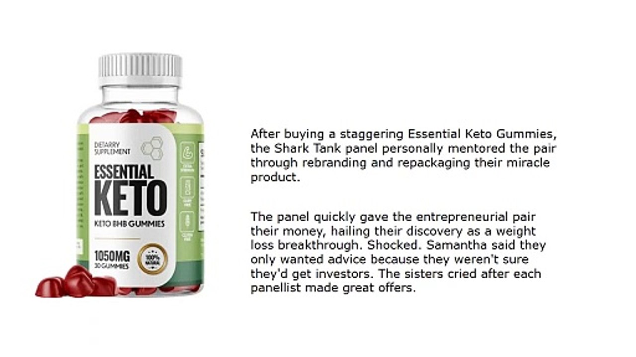 Essential keto gummies: for perfect body | Does Really Work? Price? (South Africa)
