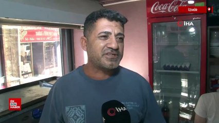 İzmir'de bedavacı akrabalarına kızdı: Akrabalar giremez pankartı astı