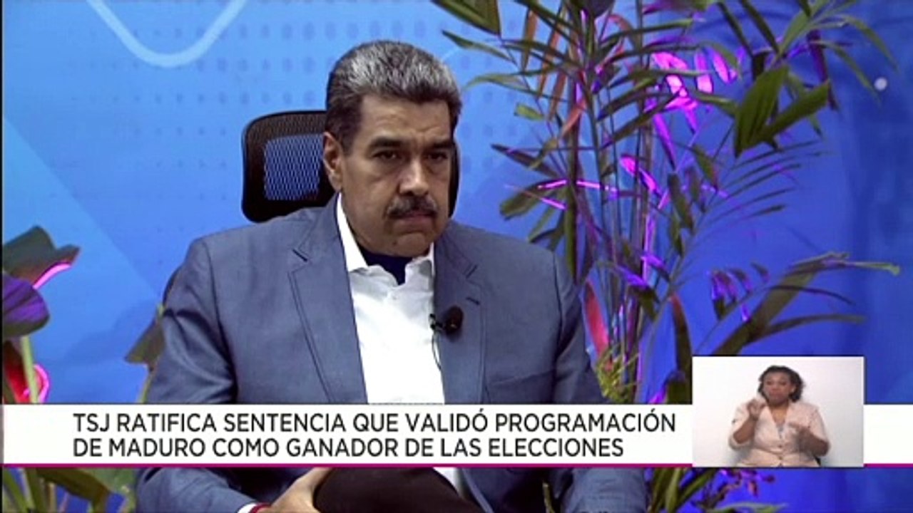 Pdte. Nicolás Maduro: En Venezuela hay instituciones, hay ley y se neutralizó el brote fascista