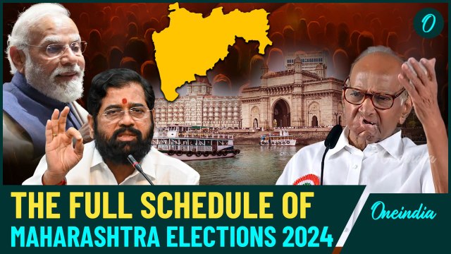 Maharashtra Elections 2024 Dates Revealed: November 20 for Voting, Results on November 23 | Watch