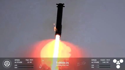 Le booster Starship de SpaceX rattrapé au vol...