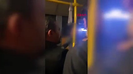 Otobüste taciz dayağı