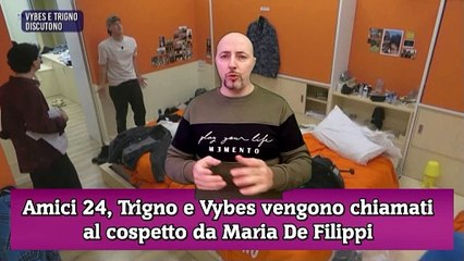 Amici 24, Trigno e Vybes vengono chiamati al cospetto da Maria De Filippi