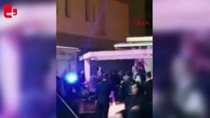 Hastane bahçesinde hareketli anlar, silahla ateş açıldı