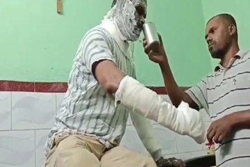 बदमाश ने ASI की पत्नी व बेटी को काट डाला, इधर सिपाही पर फेंका खौलता तेल