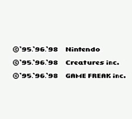 POKEMON RED INTRO