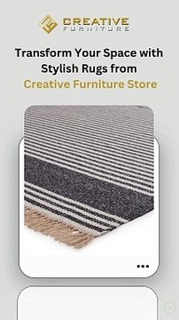 Transform Your Space with Stylish Rugs from Creative Furniture Store