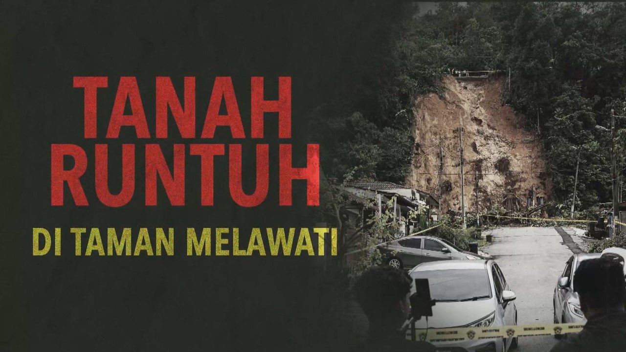 [INFOGRAFIK] Tanah runtuh di Taman Melawati