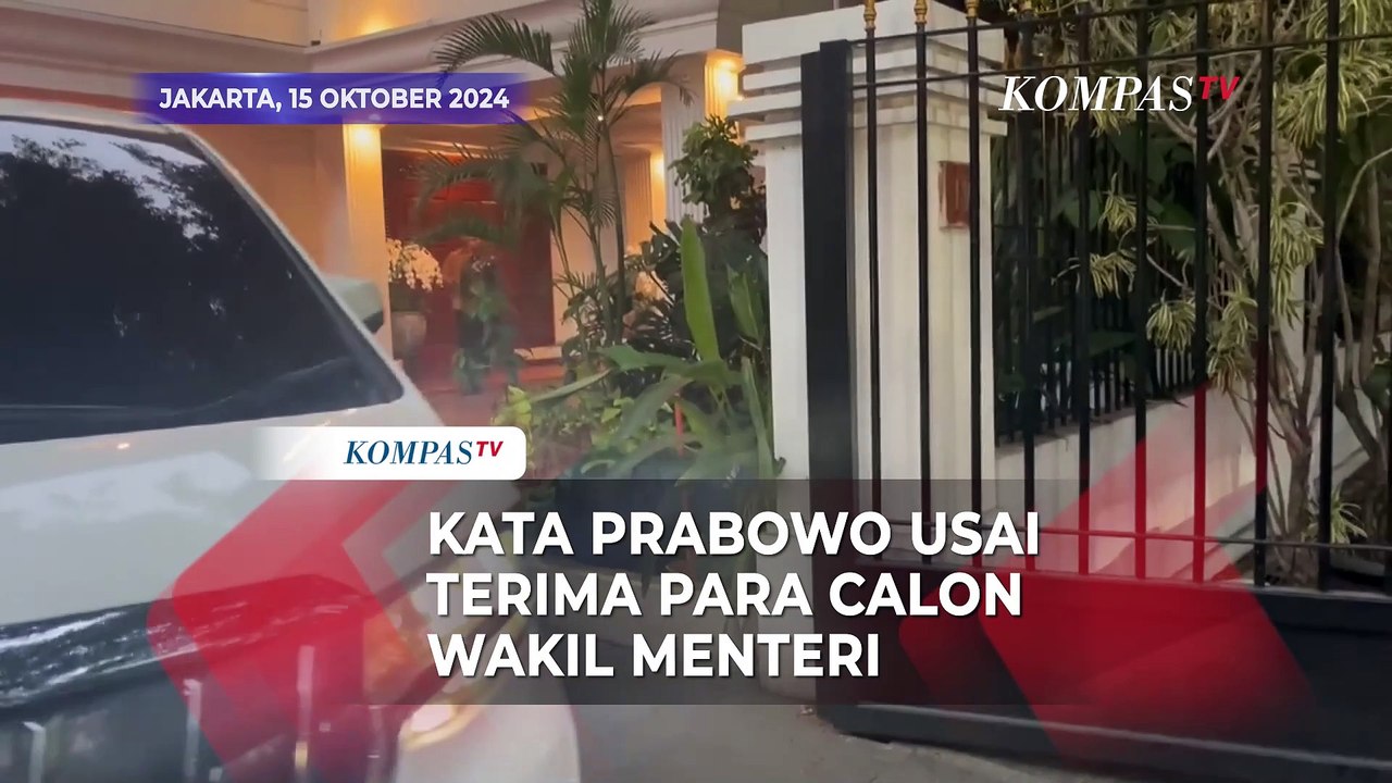 Prabowo usai Kunjungan Para Tokoh hingga Artis di Kertanegara, Para Calon Wamen di Kabinetnya?