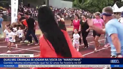 Duas mil crianças se jogam na volta da "marotinha"