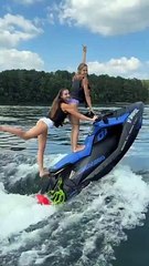 Jetski wheelie with @Peachyprimexo on a seadoo spark trixx