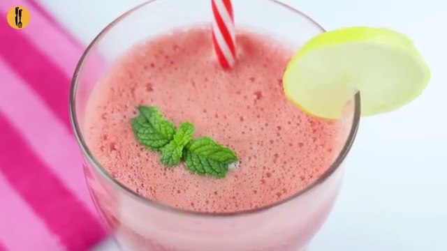 Fresh and Refreshing Watermelon Drink Recipe - A type of Lemonade or Juice | Food Fusion