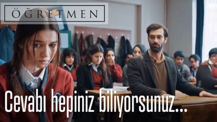 Cevabı hepiniz biliyorsunuz...