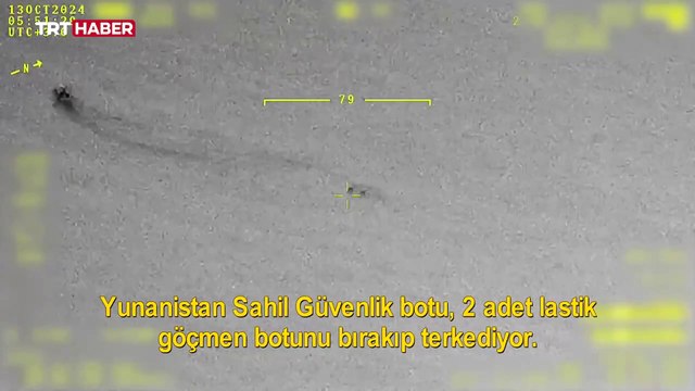 Yunanistan'ın ölüme terk ettiği düzensiz göçmenleri Sahil Güvenlik kurtardı