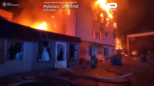 No Comment: Attacco russo alla città ucraina di Mykolaïv