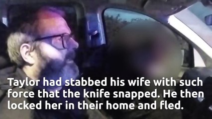 Chilling moment Derbyshire husband who tried to brutally murder his wife told officers "I'm not bothered" as he’s arrested